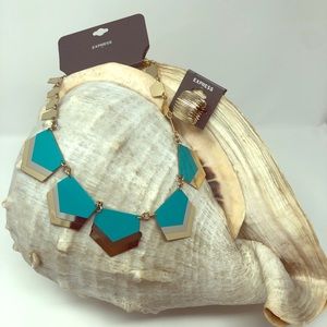 ⬇️$18✨Jewelry Bundle✨ Statement necklace + Ring